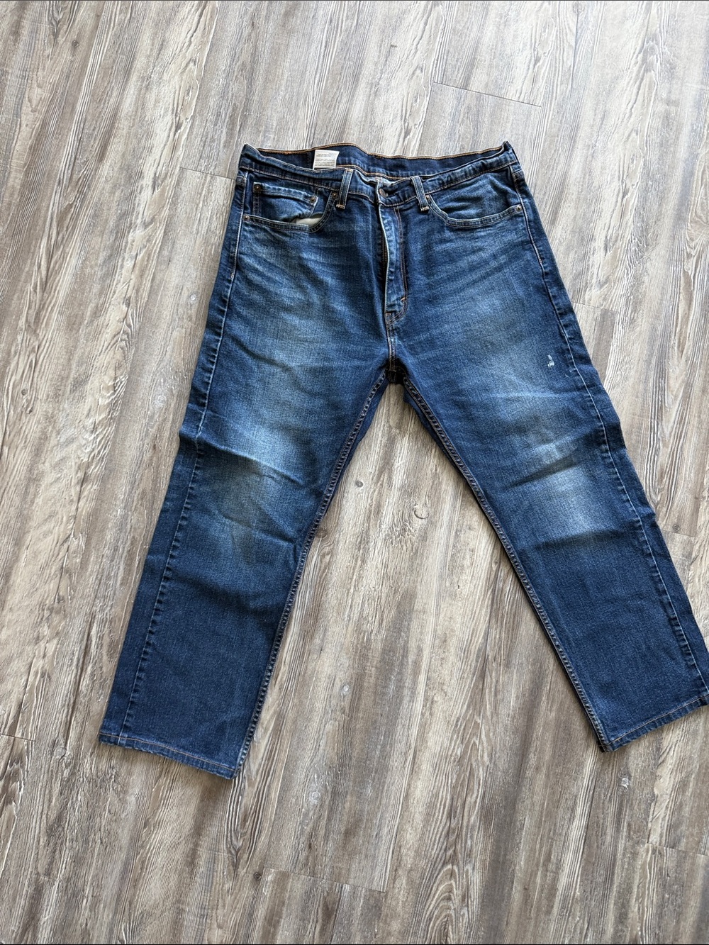 Men Levi’s Blue Washed Jeans